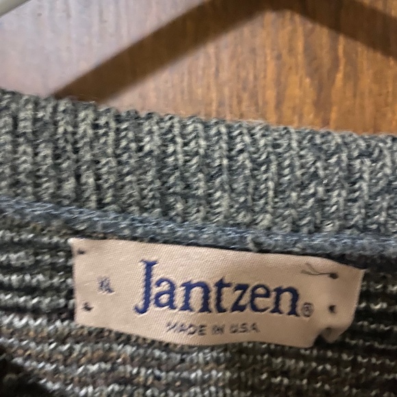 Mens Jantzen crew neck sweater - Picture 3 of 3